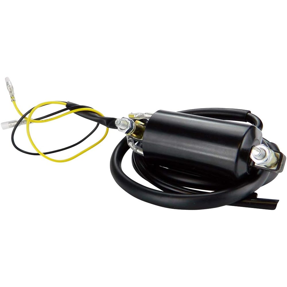 Pillar Type Electronic Ignition Conversion 1 Ohm Dual Lead 6 Volt External Ignition Coil Duel Lead 6 Volt Honda Kawasaki Suzuki Yamaha Norton BSA Triumph OEM Replacement Number 24-72454