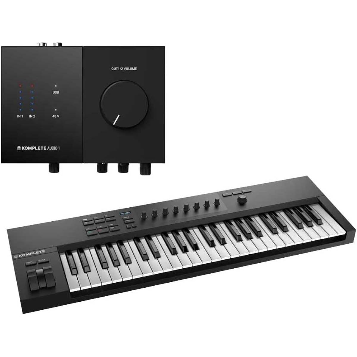 Native Instruments (NI) KOMPLETE AUDIO 1 + KOMPLETE KONTROL A49 Audio Interface Native Instruments