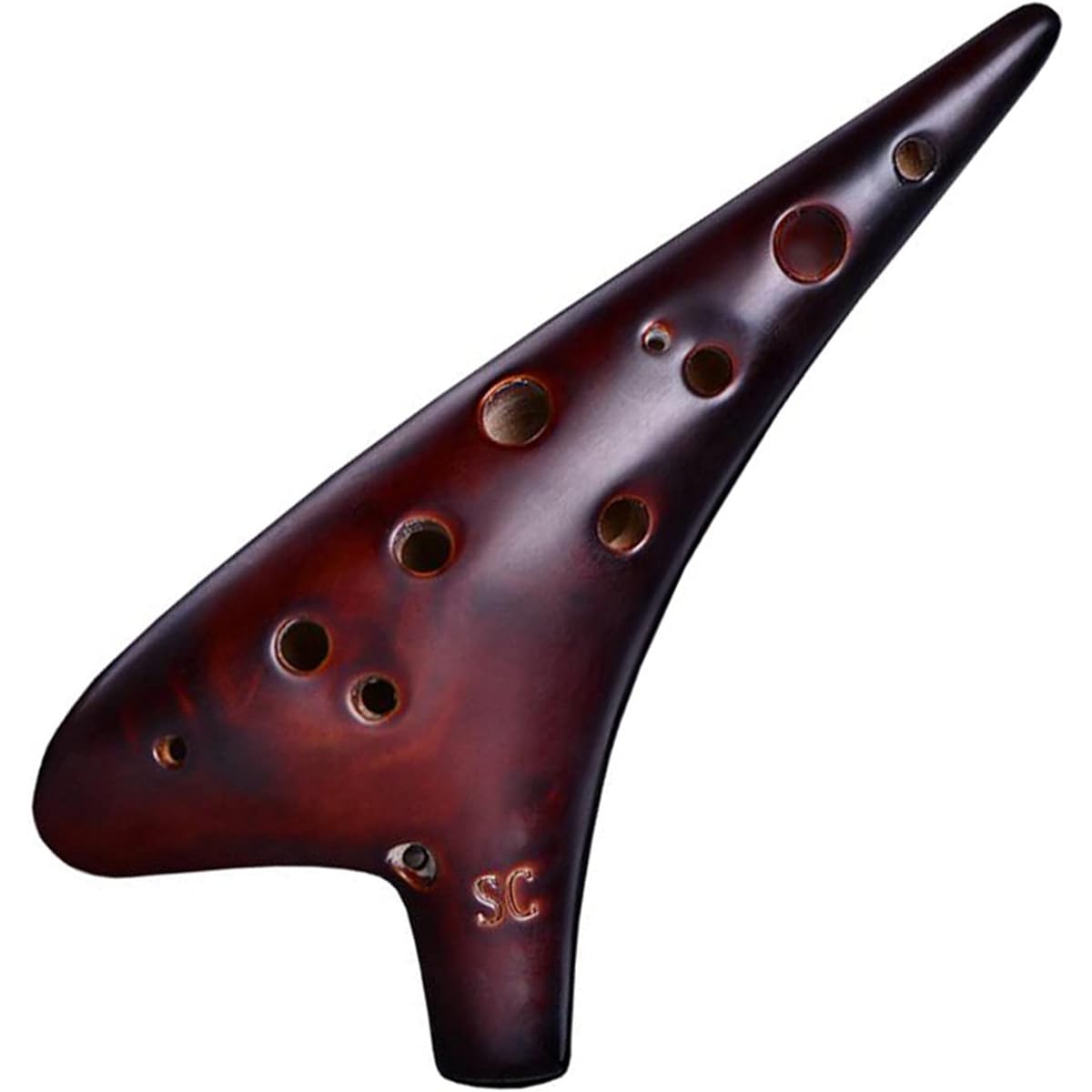 Student Smoked 12 Holes Treble C Tune Ocarina Performance Type 12 Holes SC Ocarina Musical Instrument Ocarina Instrument