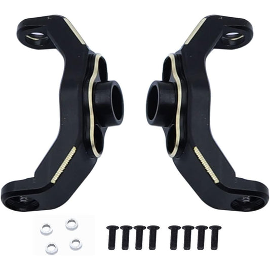 4.5g/pc Black Brass Caster Block C Hub Front Axle Counterweight 1/18 RC Crawler TRX4M TRX-4M Upgrade Parts
