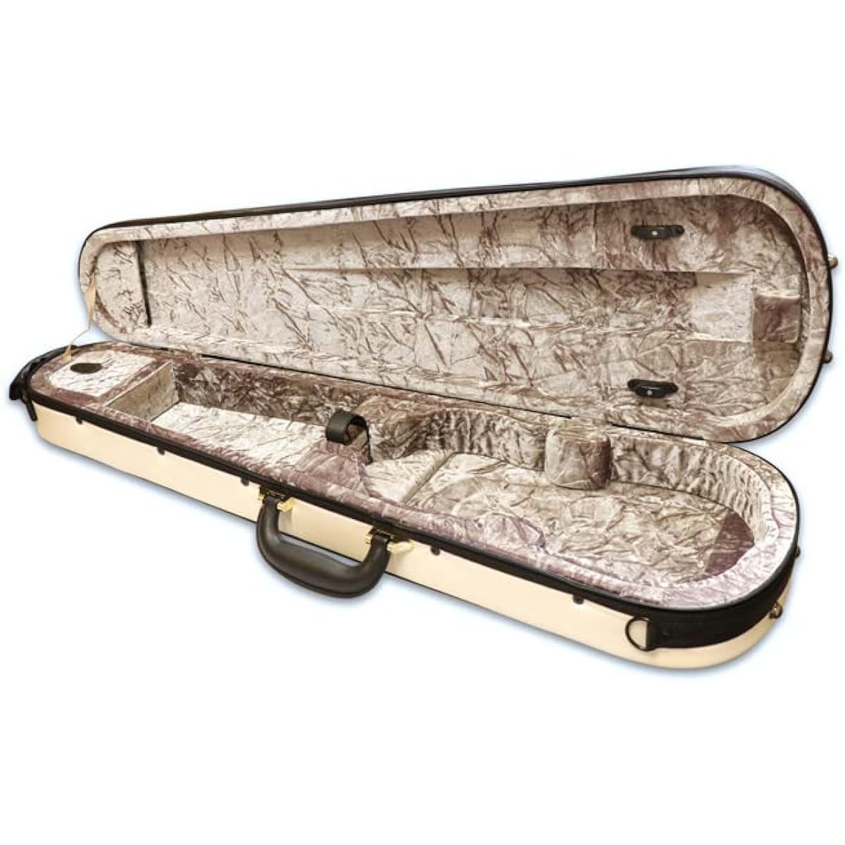 Super Light Shaped Violin Case (Triangular Type) "Elegance 2 Tone" Beige