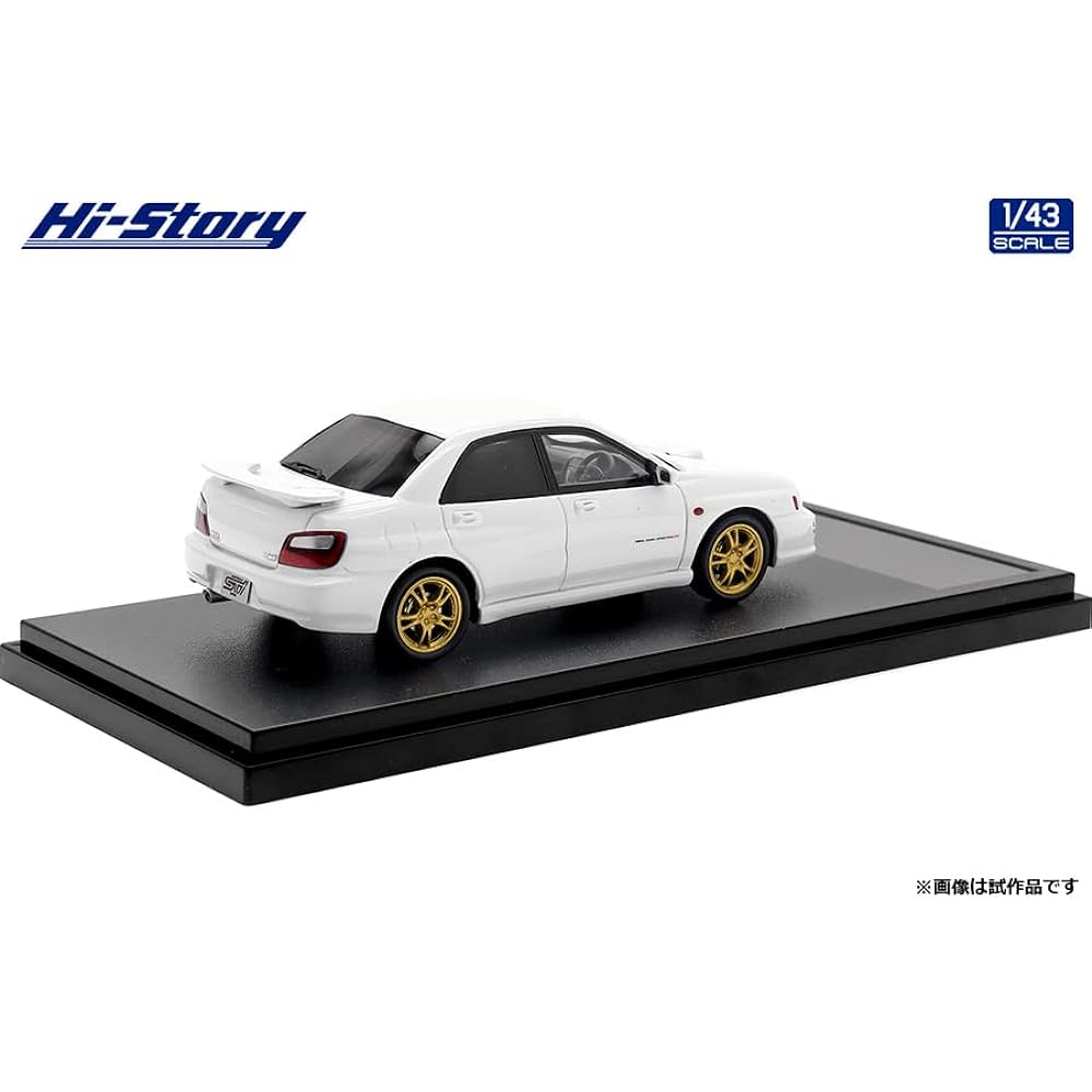 INTERALLIED Hi Story 1/43 Subaru IMPREZA WRX STi (2001) Pure White Finished Product