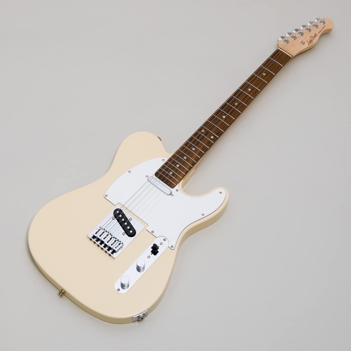 LaidBack LTL-5-R-SS White Ivory Electric Guitar Telecaster Type Humbucker Switchable Alder Body Laid Back