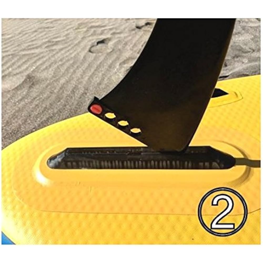 23cm 9” Fin → No screws Toolless Longboard Paddleboard For airSUP Inflatable SUP Ai Click Fin Eye