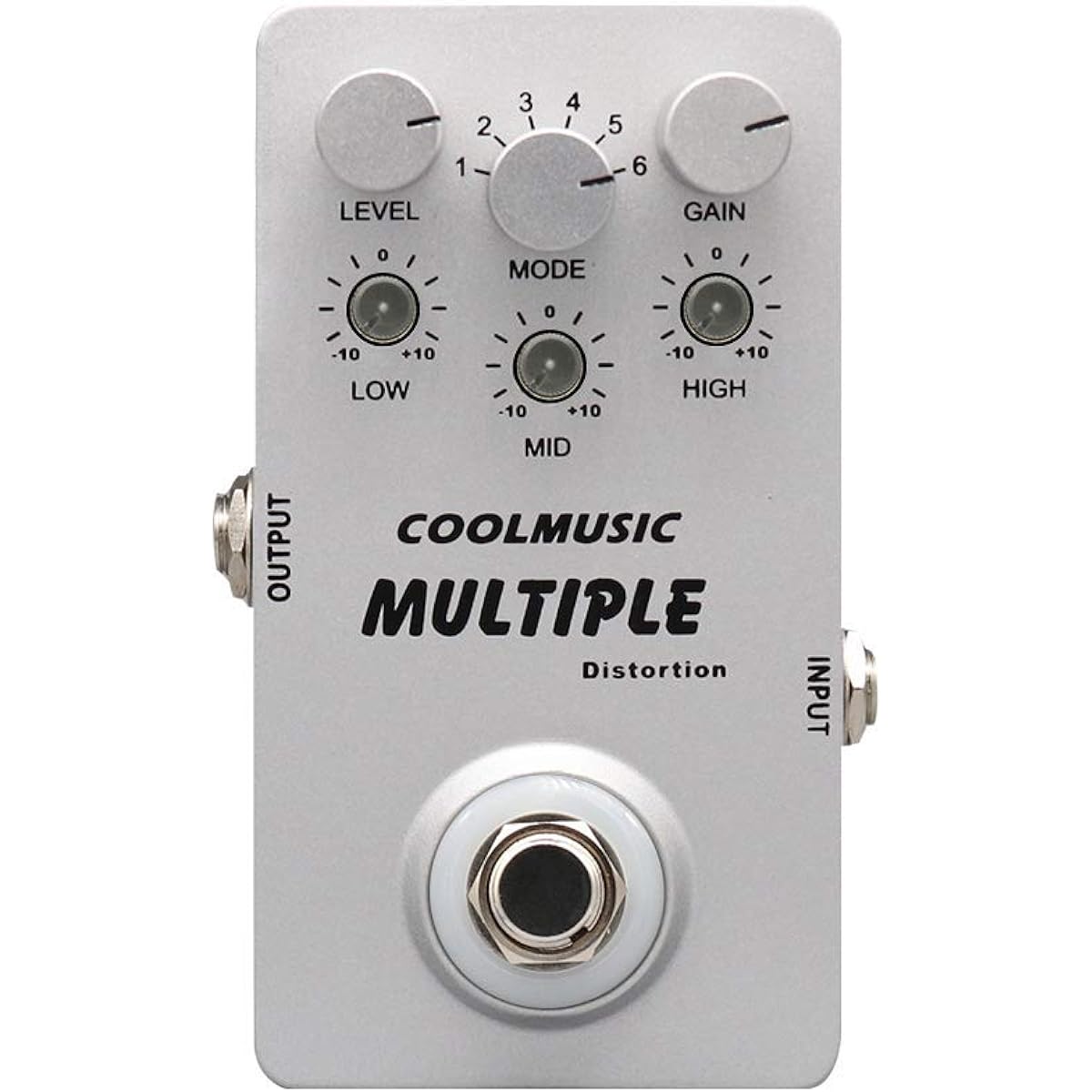 Coolmusic A-MT6 Digital Distortion Guitar Effect Pedal with 6 types of distortion
