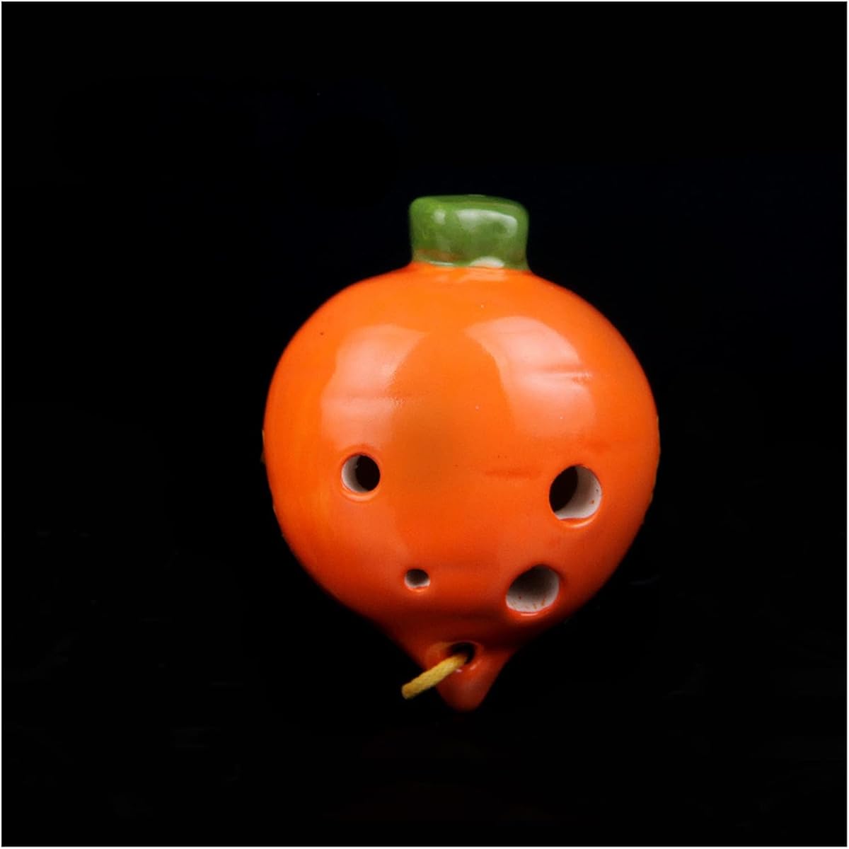 Vegetable-shaped 4-hole treble ocarina, 4-hole treble, for students, beginners, practice, ocarina, musical instrument, ocarina instrument (transparent)
