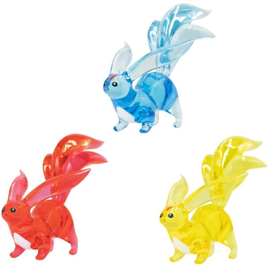 FF XIV Clear Figure Carbuncle Set of 3