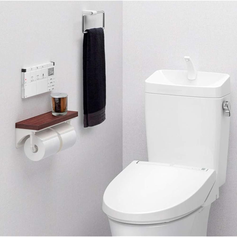 LIXIL INAX Double paper roll with shelf White CF-AA64KU/WA