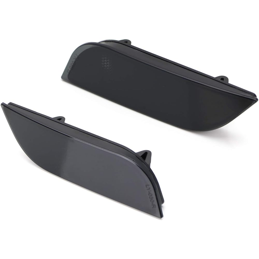 iJDMTOY Smoke Lens Rear Bumper Reflector Lens Subaru WRX STI Impreza Crosstrek OE Spec LH RH Assembly