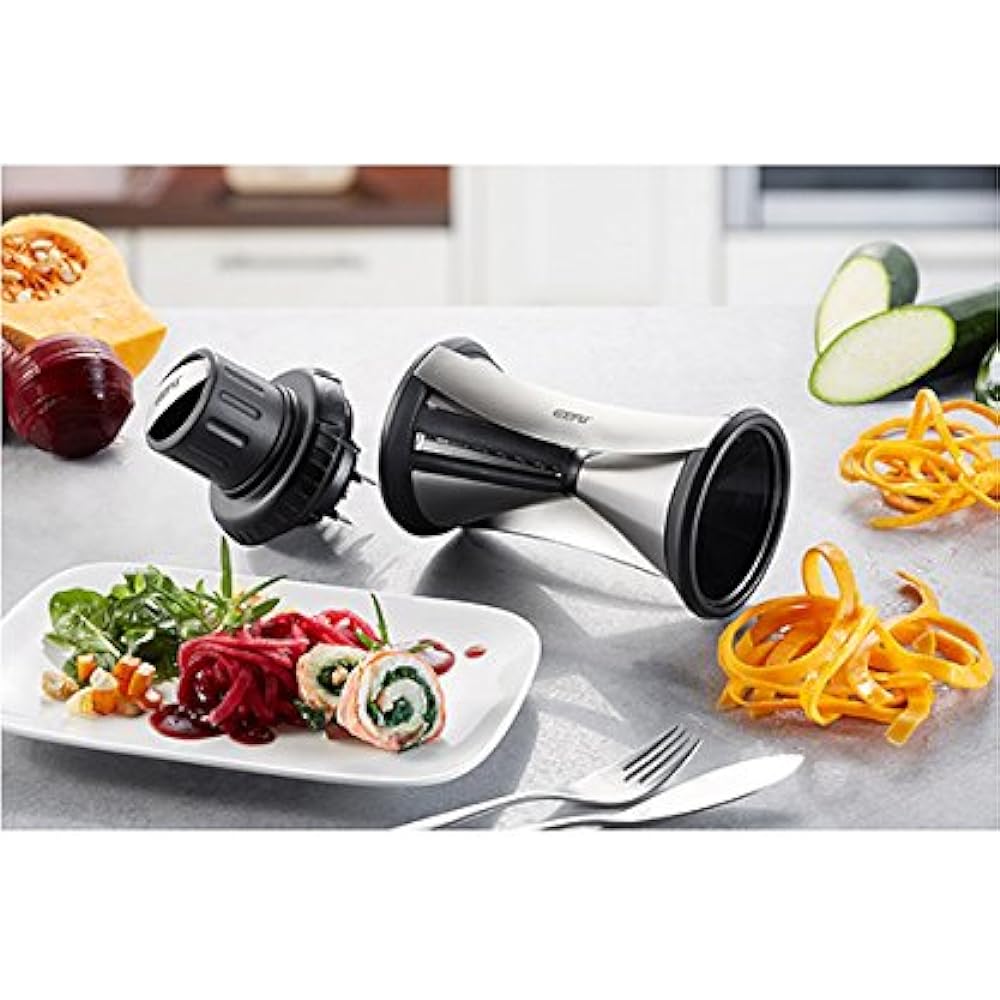 GEFU Spiral Slicer SPIRELLI XL Gift Box Black W28 x D10 x H19cm