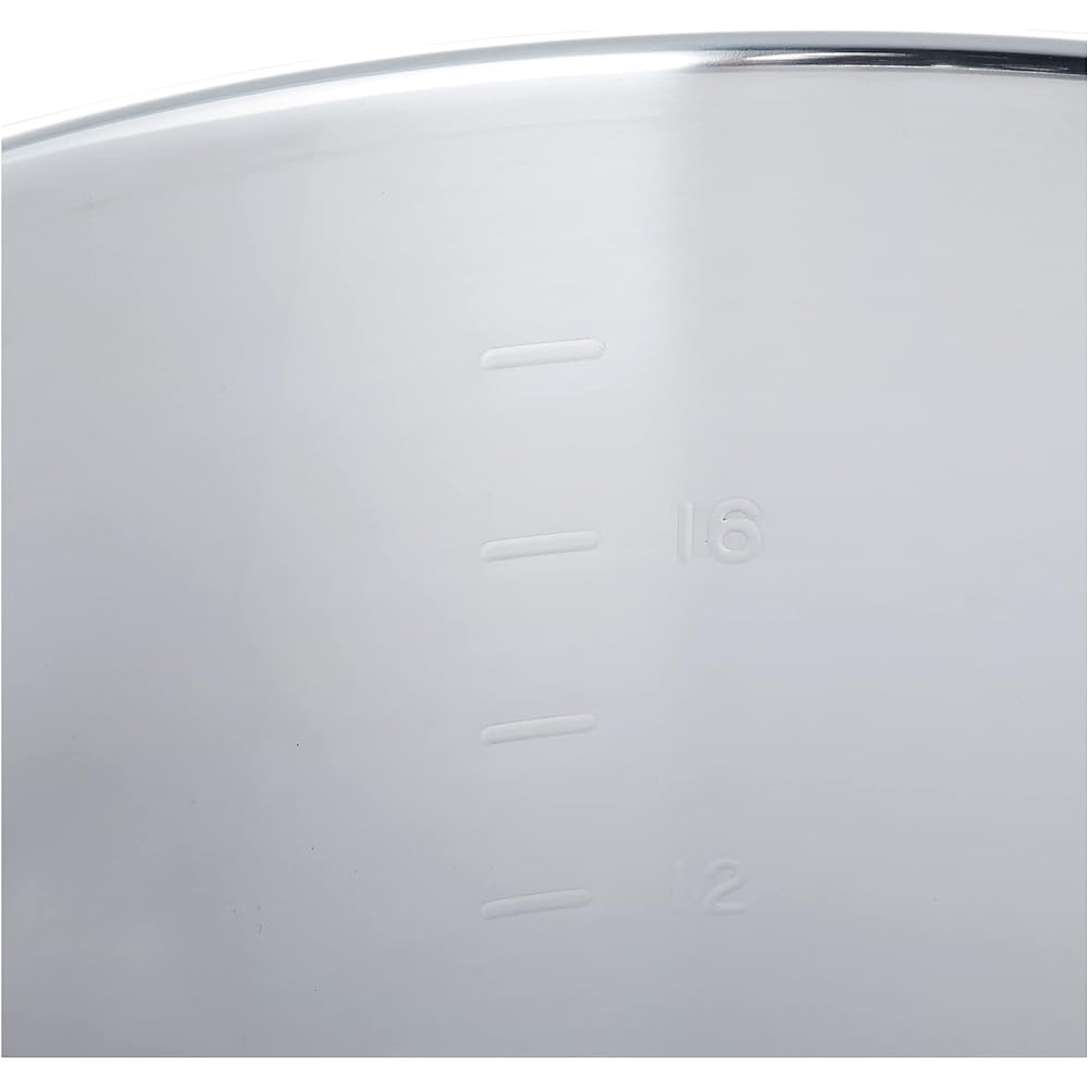 Endo Shoji TKG Pot Pot 30cm Made of Stainless Steel Outer Diameter x Depth (mm) 316 x 300 Plate Thickness (mm) 0.9 Mass (kg) 13.23 Capacity (L) 20 Has a large handle with a scale that makes it easy to hold.The lid can also be hung. Very convenient made i