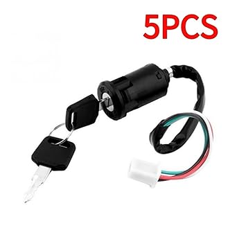 Motorcycle For Suzuki 1/2/5pcs Universal Motorcycle Ignition Switch Waterproof Electric Door Lock Electric Start TV Key (Size: 5 PCS)