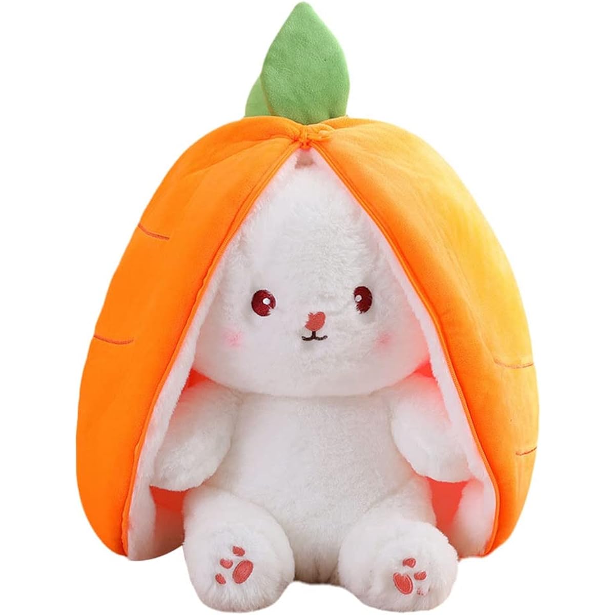 '-sided rabbit animal stuffed animal, realistic, interesting, squishy, cute present, comfortable toy, bedroom, room decoration, body pillow, soft toy, character, sleeping pillow, celebration, birthday, cushion, carrot, cushion, soft, 35cm, cute, present