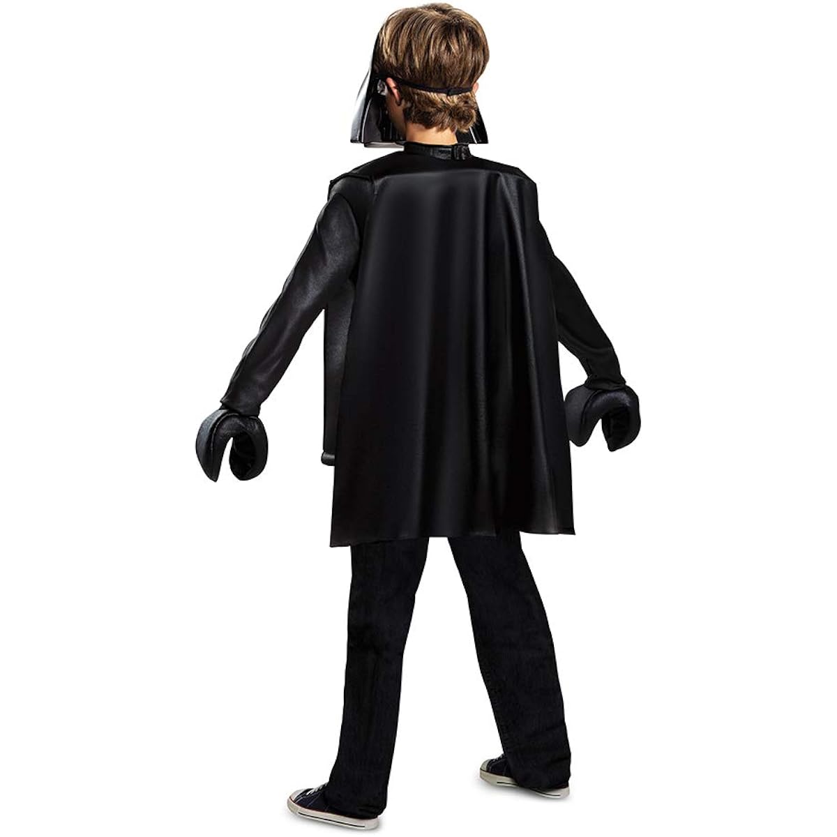 Lego Darth Vader Costume for Kids, Classic Lego Star Wars Themed Children's Character Outfit, Child Size Small (4-6) Black