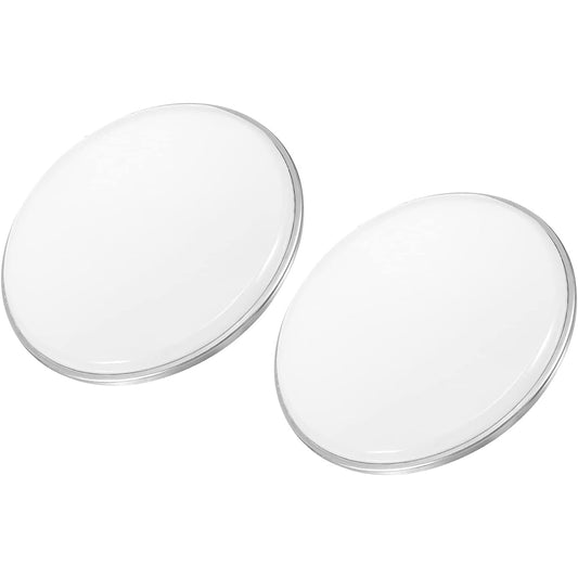 MECCANIXITY 10" Drum Head Drum Skin Sound Control PET Material Beige 2 Pack