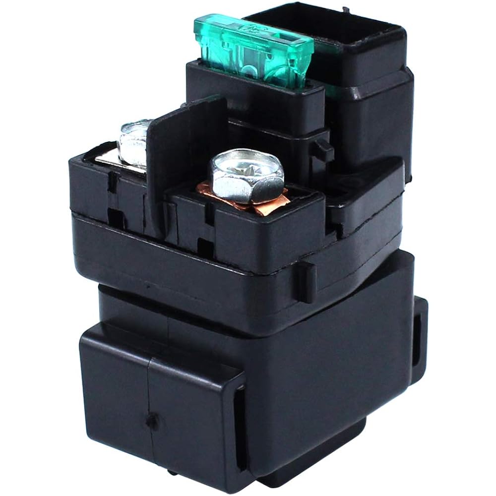 Starter Solenoid Relay Compatible with Arctic Cat 375 400 454 500 4x4 1998-2005 Cat Bearcat 454 1996-1997, Suzuki LT-A500F Quadmaster LT-F500F Quadrunner 1998-2002.