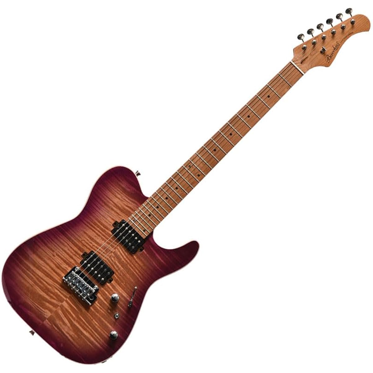 Bacchus TAC24 FMH-RSM/M N-MGT-B Electric Guitar Beginner 14-piece Set [With Mini Amplifier] Telecaster Type Universe Series Bacchus