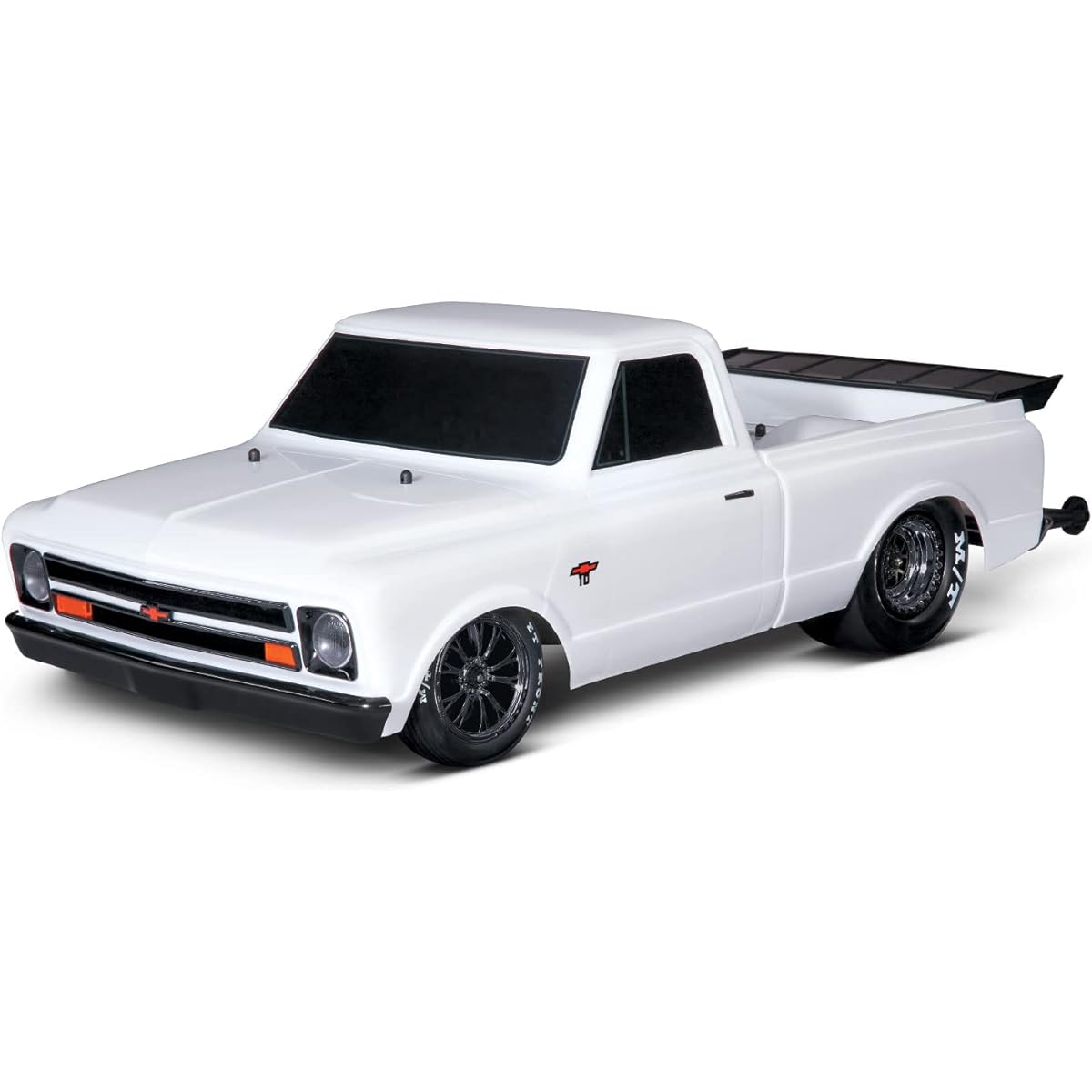 Traxxas 1/10 Scale Drag Slash White Fully Assembled Ready to Race TQi™ 2.4GHz Radio System Stability Management® Velineon Brushless Power System