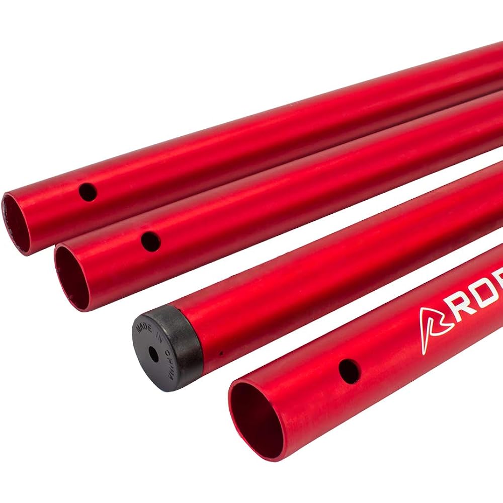 [Robens] Robens Tent Pole 240cm Aluminum Height Adjustable Tarp Press Pole 690095 Red Tent Accessories Tarp Press Pole Camping Outdoor [Parallel Import]