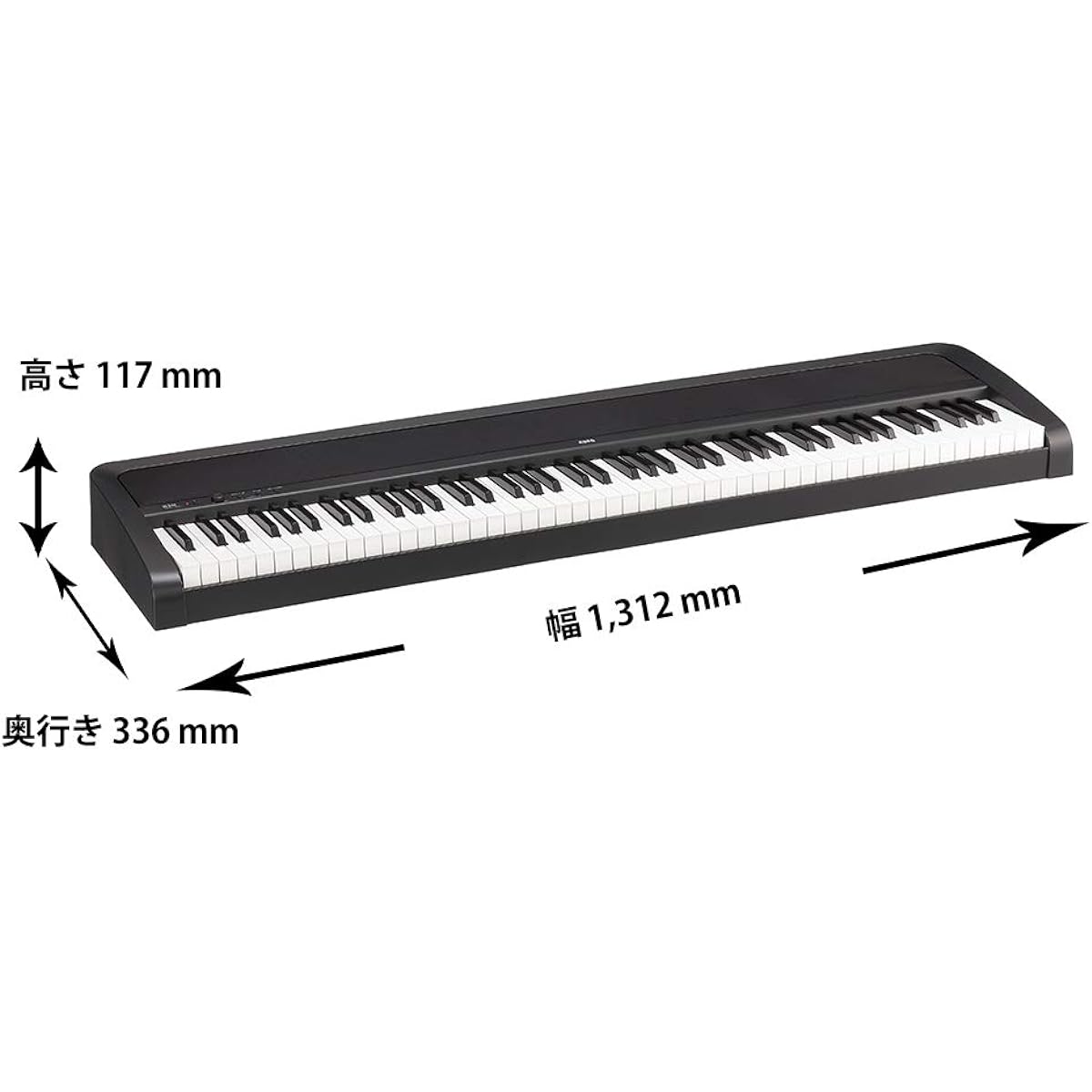 KORG electronic piano B2N 88 keys light touch keyboard damper pedal and music stand included