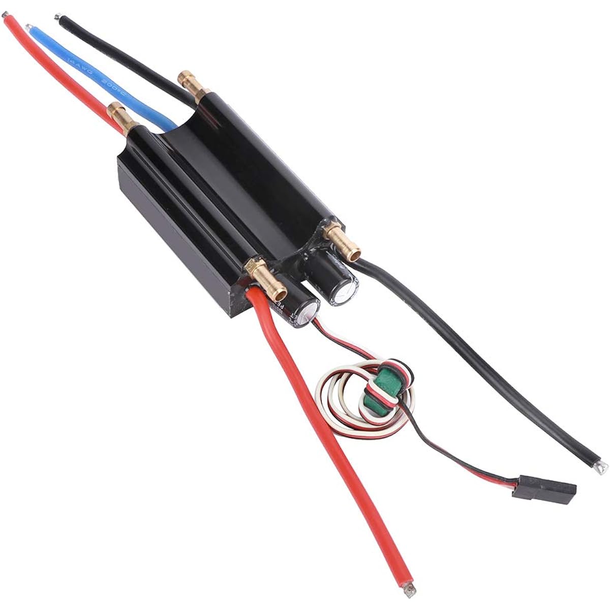 RC Boat ESC 60A RC Boat Waterproof Brushless ESC Electric Speed Controller Brushless ESC 5V/4A Support Lipo 2-6S 85x38x22mm (With Metal Shell Upgrade Accessories for RC Boat)