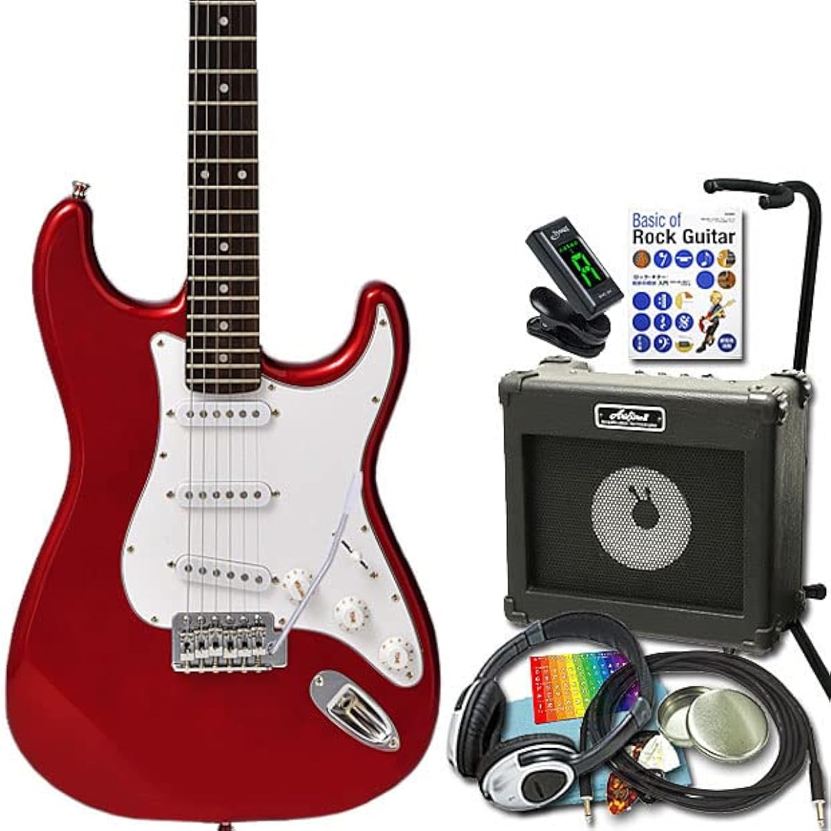 FERNANDES LE-1Z 3S CAR Electric Guitar for Beginners 15-piece Set