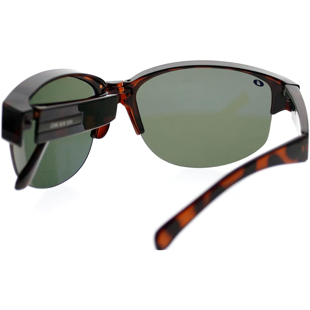 [iZONE] Eye Zone Polarized Sunglasses Over Glasses Foldable Type IDRIVE P4770 Drive Golf Fishing