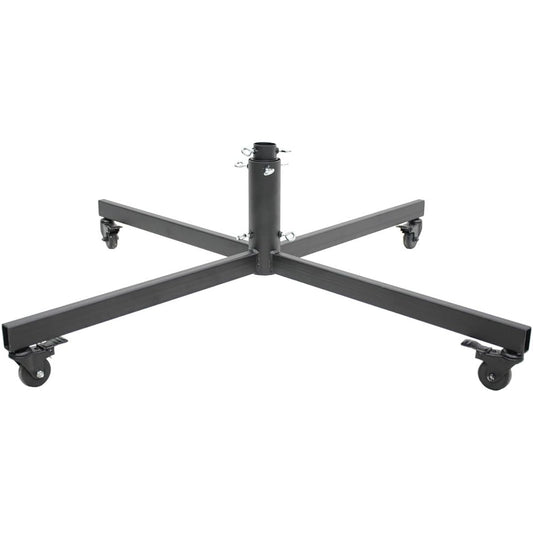 Vickerman 36" Rolling Tree Stand - Perfect for 10-10' Trees - Christmas Tree Stand Roller - Reliable and Durable - Sleek Black Look - Heavy Duty Commercial Stand