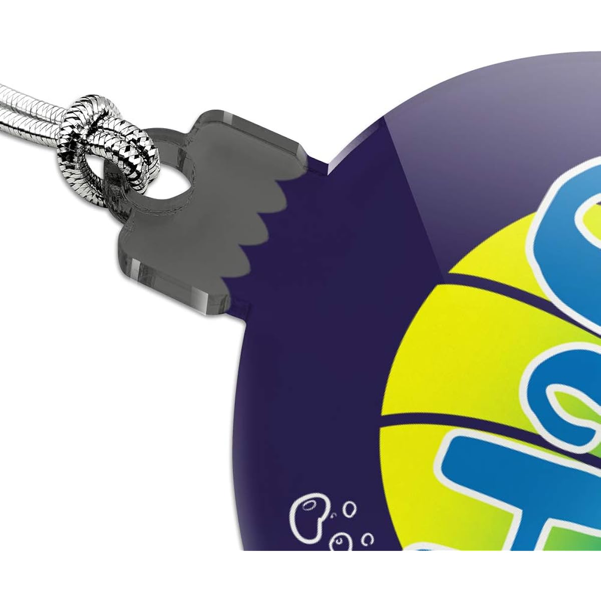 Water Polo Ball H2O Acrylic Christmas Tree Holiday Ornament
