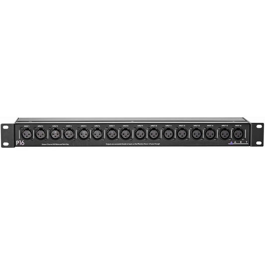 ART 16 Points XLR Balance Patch Bay P16 [Domestic Regular Imported Product]