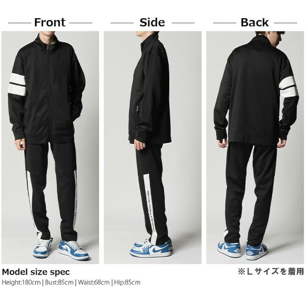 [Arcade] Men's Golf Wear Set Top and Bottom Set Jacket Blouson Zip Up Golf Pants Jersey