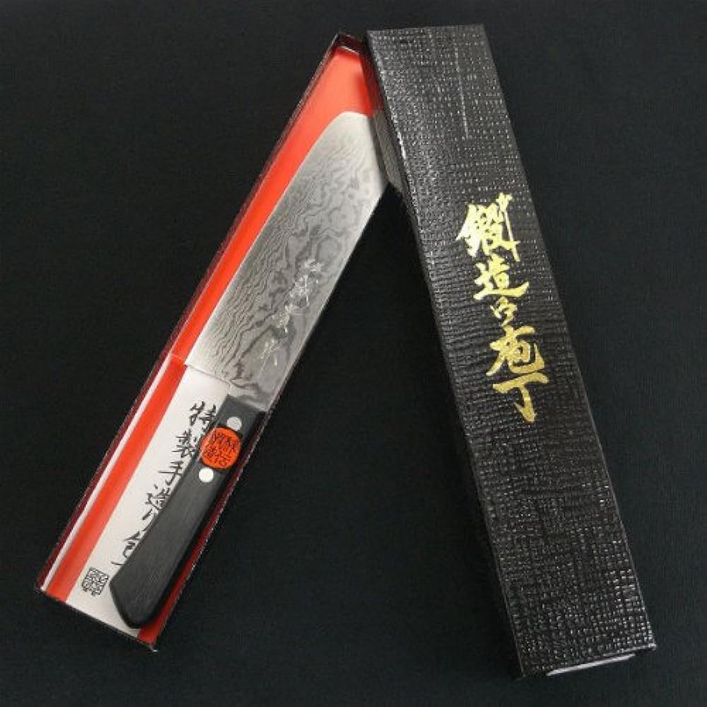 Nakiri knife Kazuyuki Tanaka Knife Manufacturing Co., Ltd. Made by Seiki Laminated steel