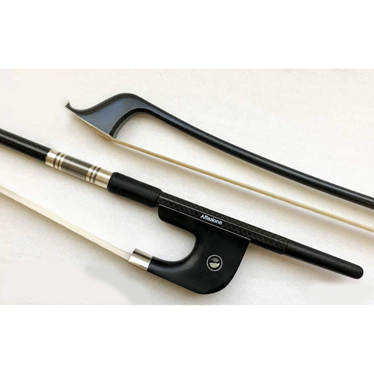 Double Bass Bow German Affezione High Quality Carbon White Copper Specification 3/4 (4/4 Common) Size