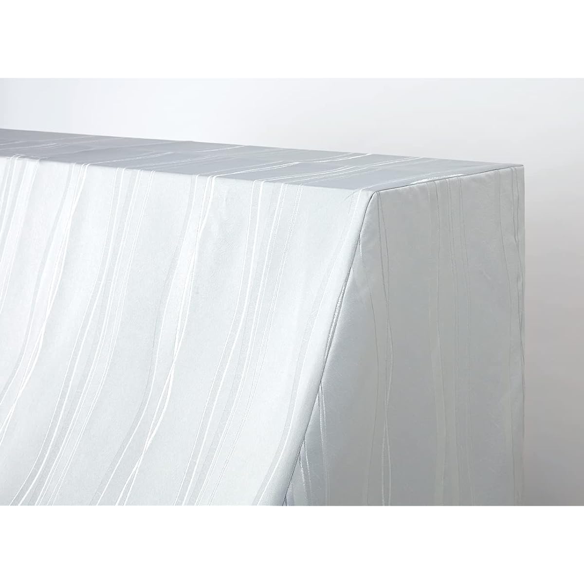 Alps/Japanese upright piano half cover (jacquard type) H-FL/M-L size Light gray leather style embossed finish