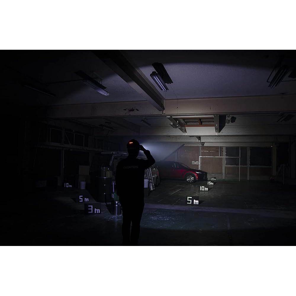 GENTOS LED Headlight AA Battery Operated 350~580 Lumens Drag Force DRF-133D For Work Professional Use