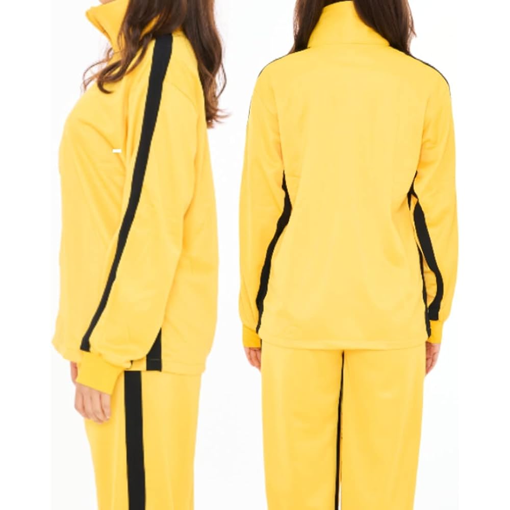 [kitamurasyokai] Tracksuit Separate Yellow Jersey Kill Bill Bruce Lee Game of Death Training Wear