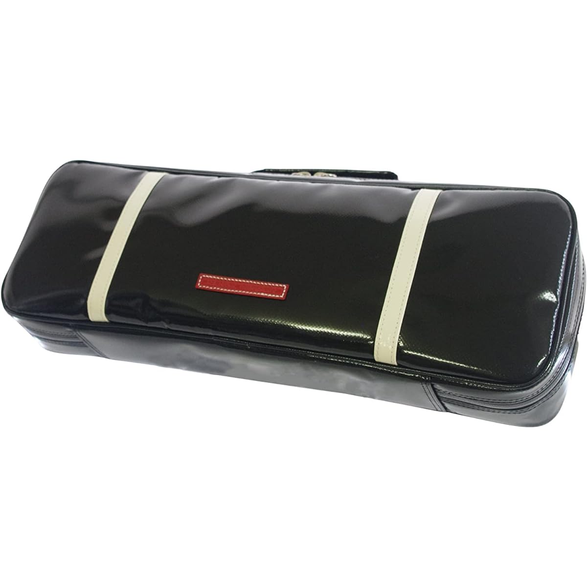 20% OFF Flute double case = S-clarinet case "Bullitt/wf" Black/Ivory, genuine leather red emblem [Waterproof fabric made in Germany x special temperature control function & shock absorbing material + waterproof zipper] Fabric from Germany, Made in Japan.
