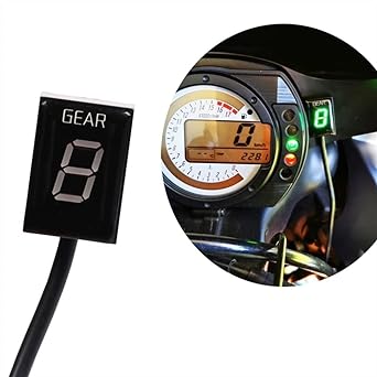 Speed Display Meter Off-Road Motorcycle Speed Gear Indicator ER6N Ninja 650 Ninja 300 Z750 Z900 Z800 Zx6R S Gear Display Meter R2LC