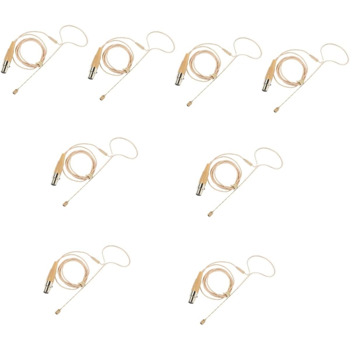 VORCOOL 8pcs Microphone Over Ear Mic Vocal Mic Head Mounted Mic Condenser Mic Wireless Speaker Wireless Earpods Earpods Earphones Wireless