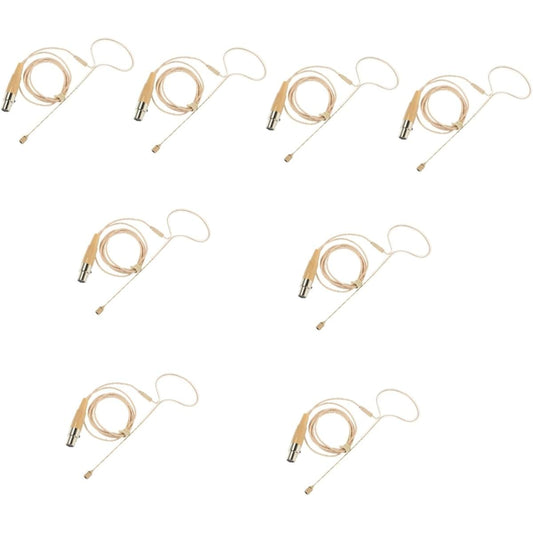 VORCOOL 8pcs Microphone Over Ear Mic Vocal Mic Head Mounted Mic Condenser Mic Wireless Speaker Wireless Earpods Earpods Earphones Wireless