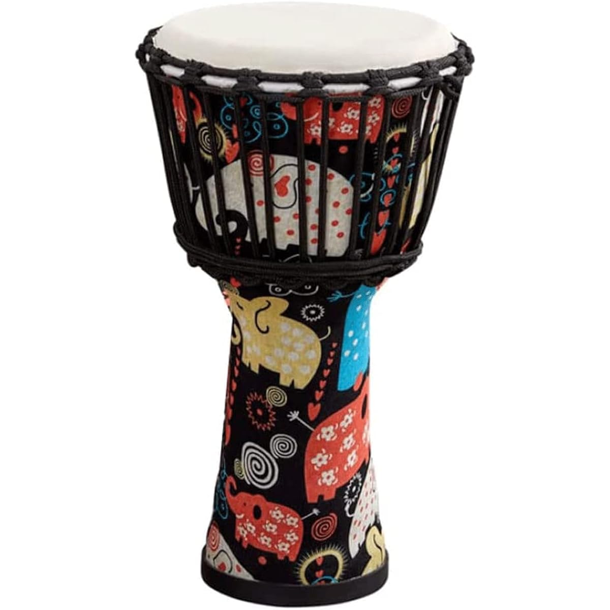 Unique Slit Drum Djembes 8 Inch Portable Ethereal Drum Creative Colorful Art Hand Drum Percussion Drum Accessories Tongue Drum Beautiful Voice