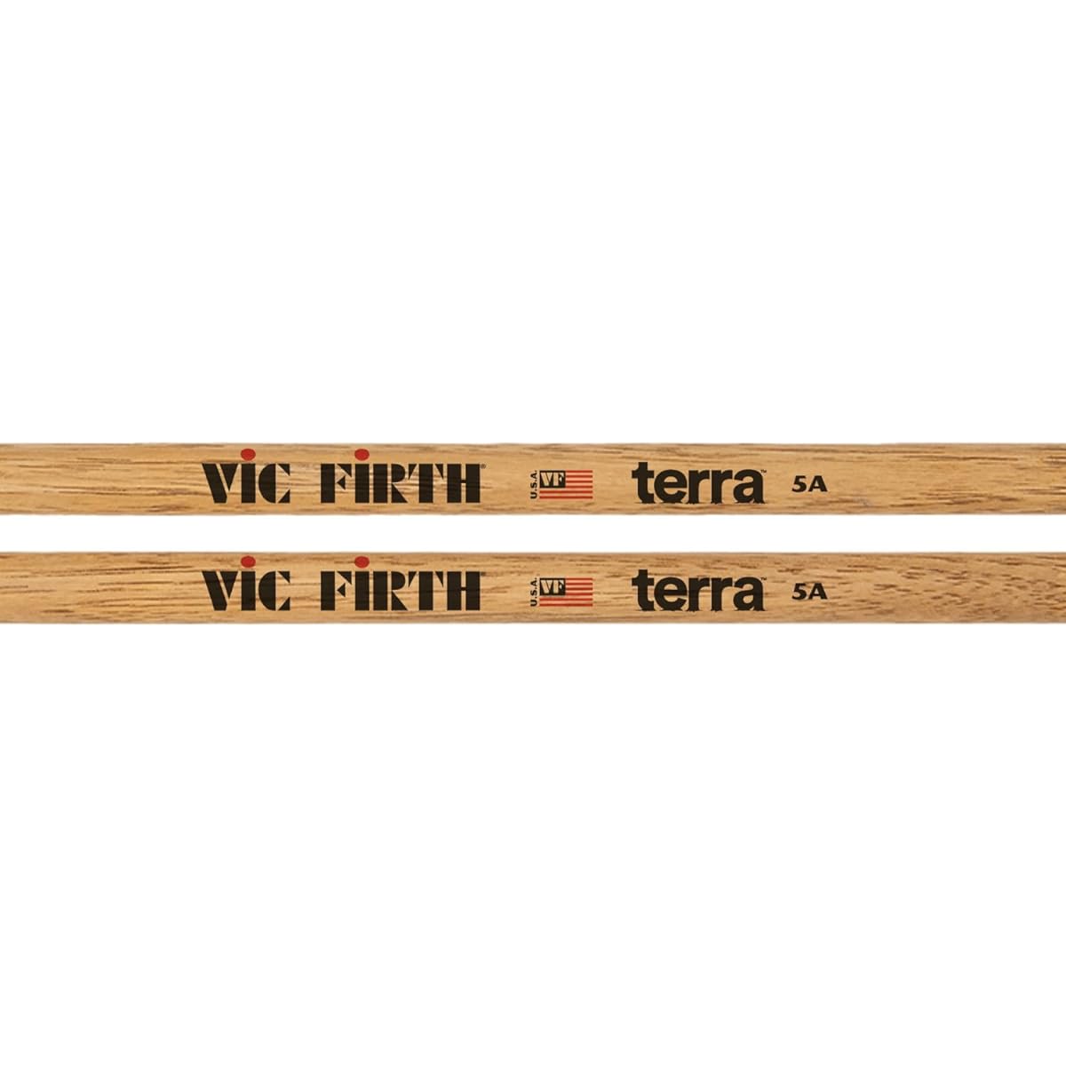Vic Firth - American Classic® Terra Series Drumsticks 5AT - American Hickory - Wood Chips - 4 Pair Pack