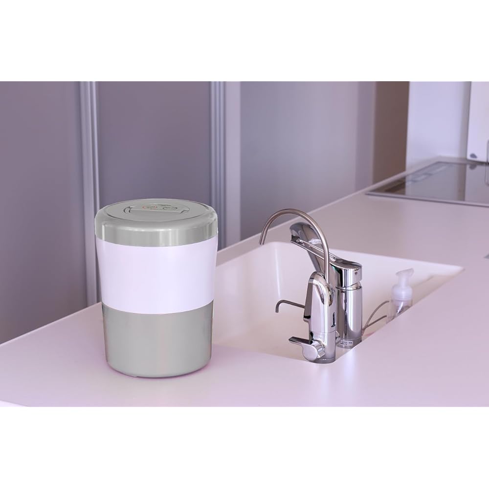 Shima Sangyo Household Garbage Reduction Dryer "Paripari Cube Light Alpha" Blue Stripe PCL-33-BWB
