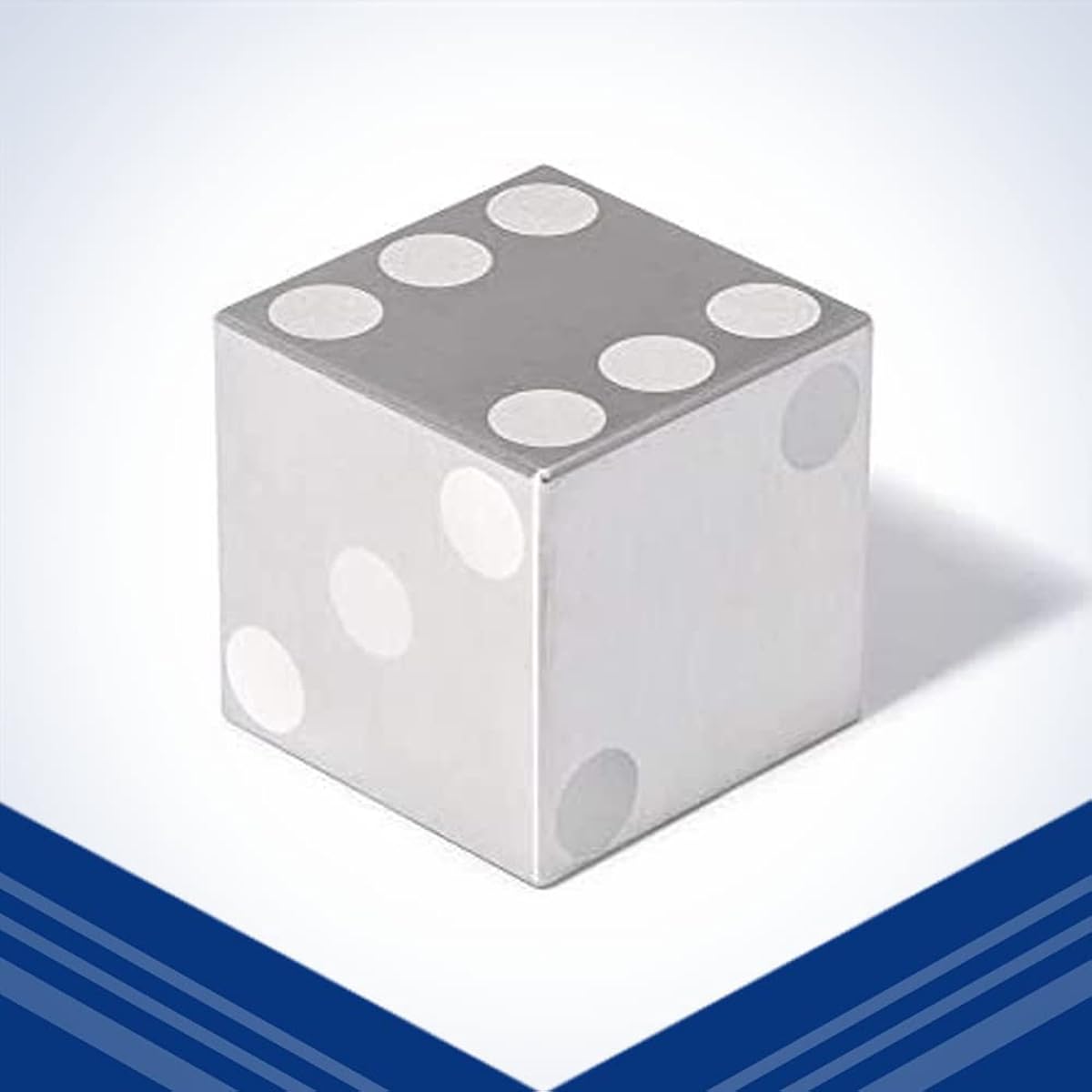 Tungsten Dice - 1 inch each | Pack of 2.