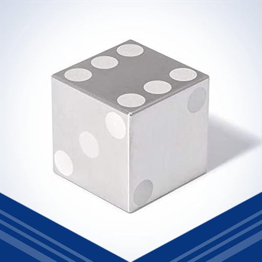 Tungsten Dice - 1 inch each | Pack of 2.