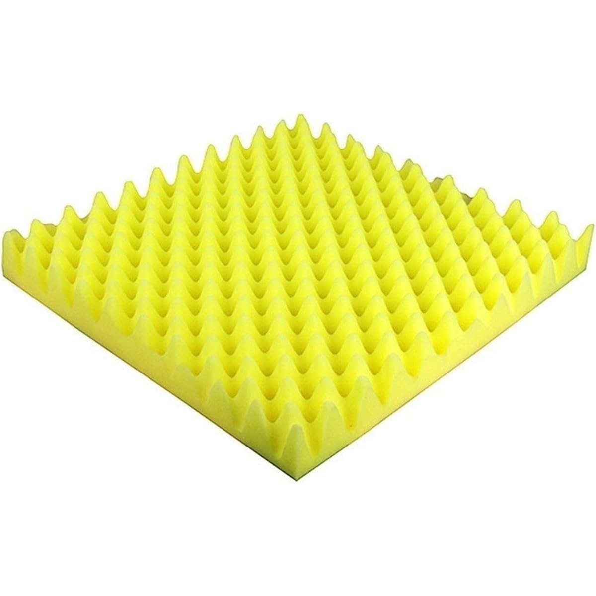Entertainment facilities soundproofing foam panels, wall foam tiles, easy to install, moisture-proof, flame-retardant, sound-absorbing cotton (black) (yellow)