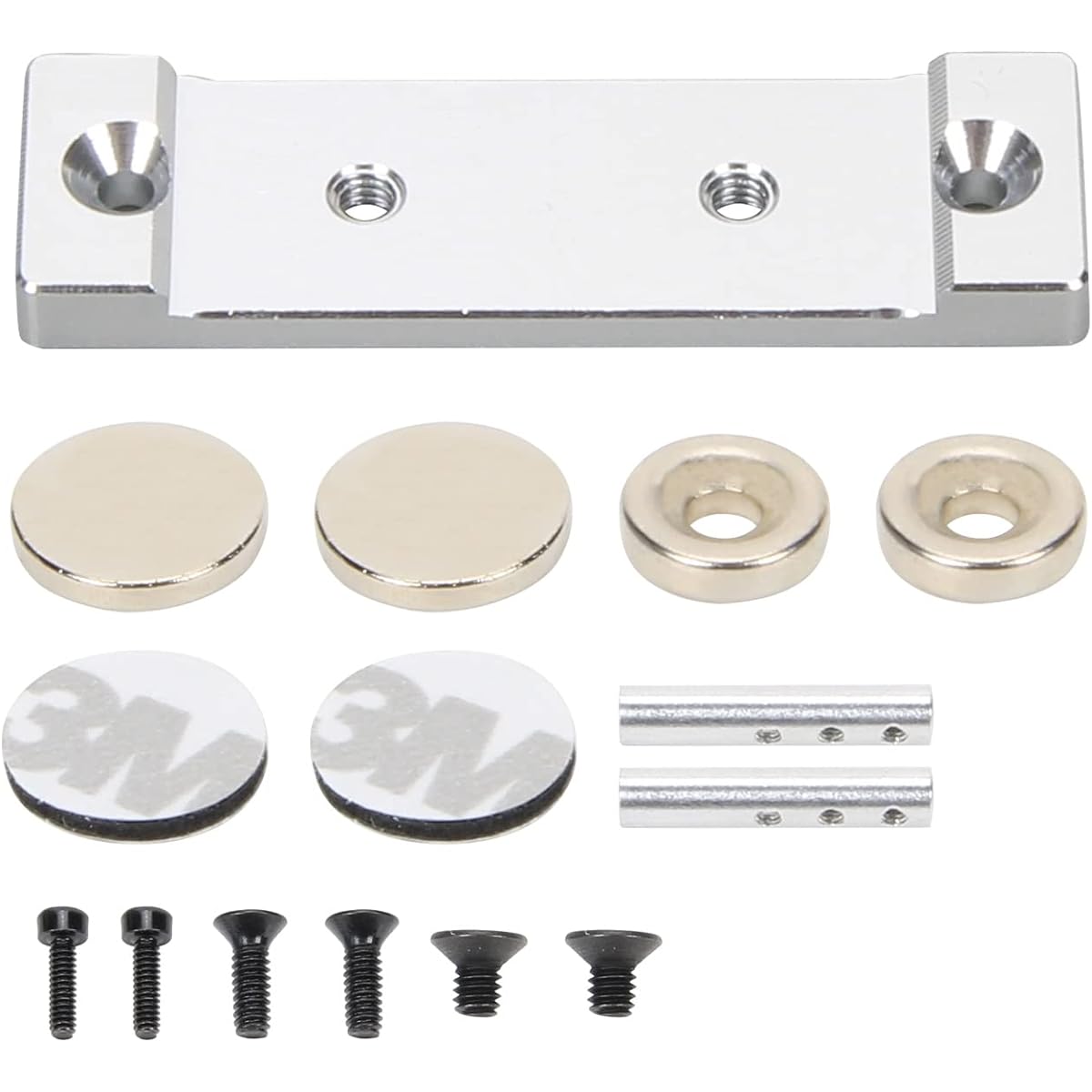 RCAWD 1/24 Axial SCX24 Upgrade Magnet Body Post Body Mount Aluminum Parts AXI90081 AXI00001 AXI0002 AXI0005 AXI0006 Silver
