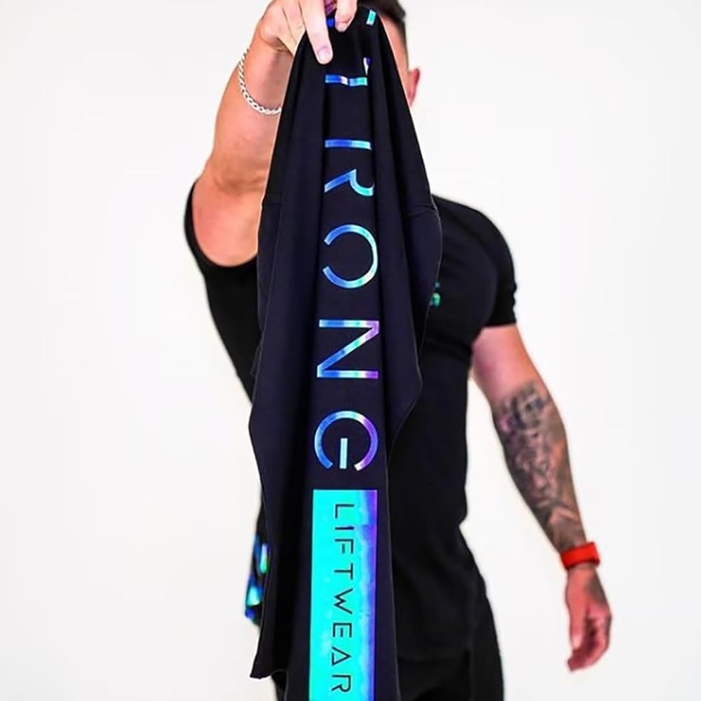 [NORRA] Gym T-Shirt, Stretch, Short Sleeve, Slim Fit, Training, Muscle Training, Sports, Stylish, Men's, Quick Drying, Sweat Absorbent, Casual, Active T-Shirt, Wear, Fashion, Reflective Men's T-Shirt