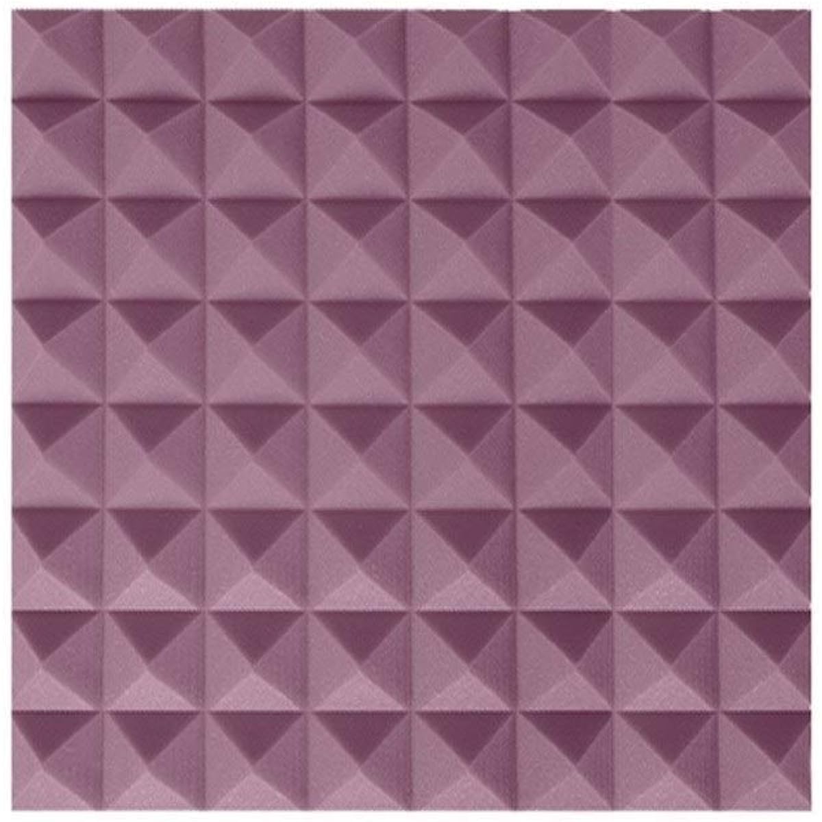 Soundproof Foam Wall, Bedroom, Living Room, Acoustic Panel, Indoor Environmental Protection, 10 Pieces of Sound-Absorbing Cotton (Grey) (Purple)