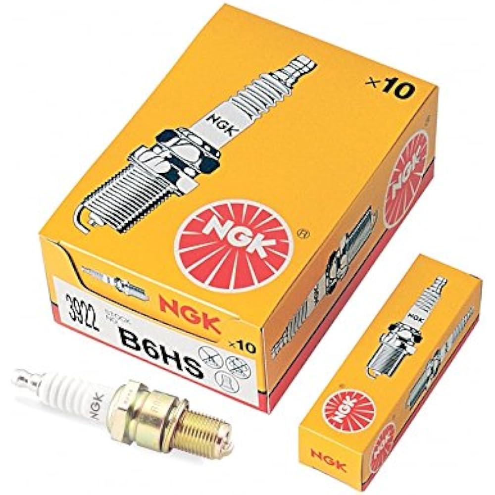 Standard Set (10 Pieces) NGK Spark Plug Stock 3922 Nickel Core Tip Standard 0.028 in BR6HS
